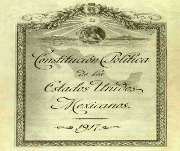 portada interior original de la constitucion de 1917 2a9341