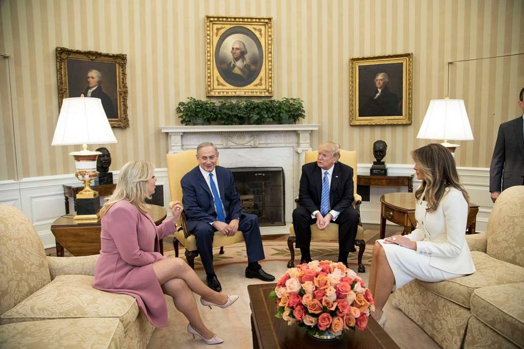 president donald trump and first lady melania trump sit with israeli prime 09d2ea 1024400739565743006642