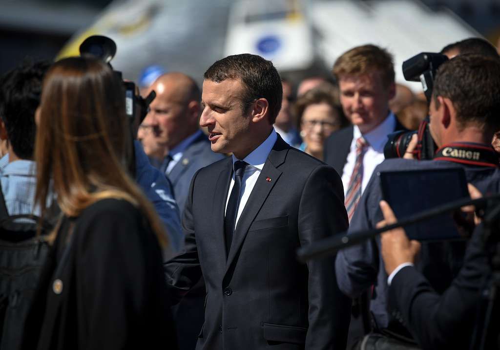 french president emmanuel macron visits the us military 18d298 102428129810643764038551952
