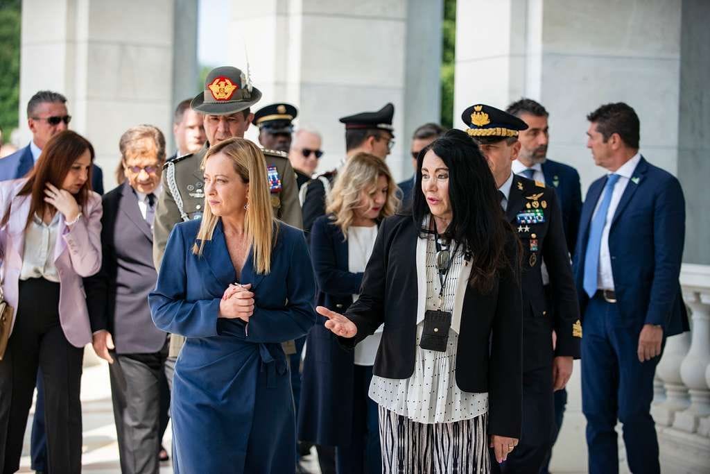 italian prime minister giorgia meloni visits arlington national cemetery a228e2 10242971095687175281188