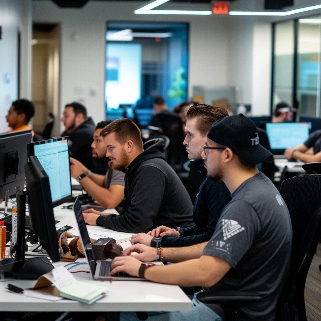 focused office workers stockcake7145819831749032503