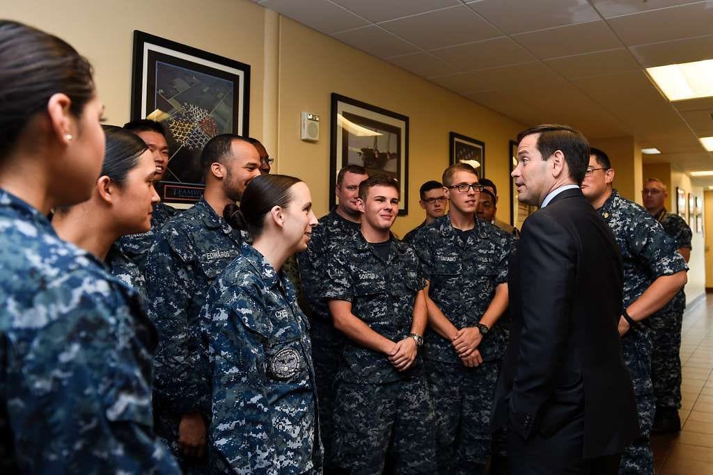 sen marco rubio from florida speaks with staff and students from information 89f1fa 1024601446497220862039