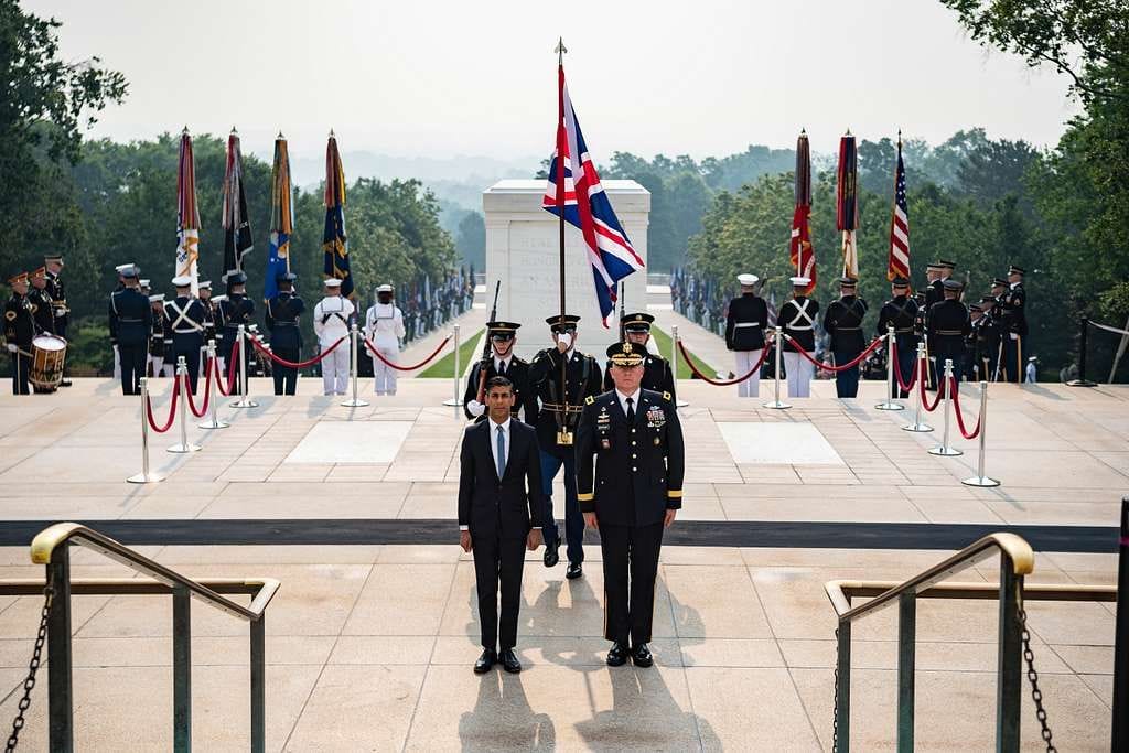 united kingdom prime minister rishi sunak visits arlington national cemetery b3aa01 10246148832727054421326