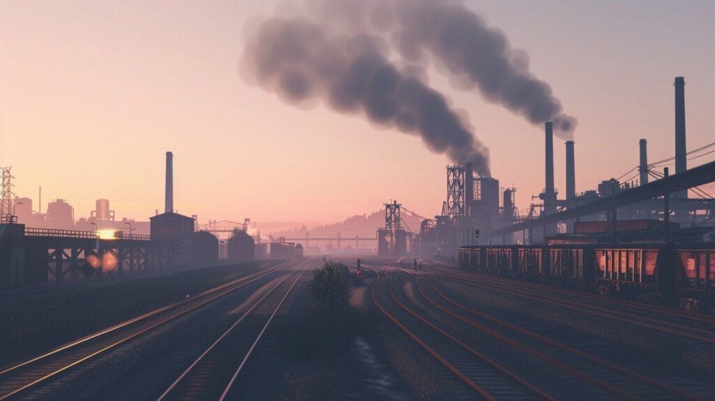 industrial dawn hues stockcake2513739617108585885