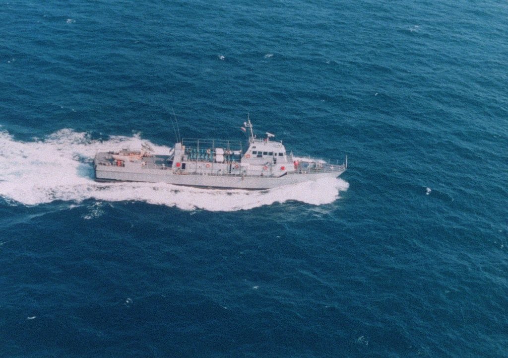 aerial starboard quarter view of the iranian navy hendijan class utility craft 271466 1024507338286578646006