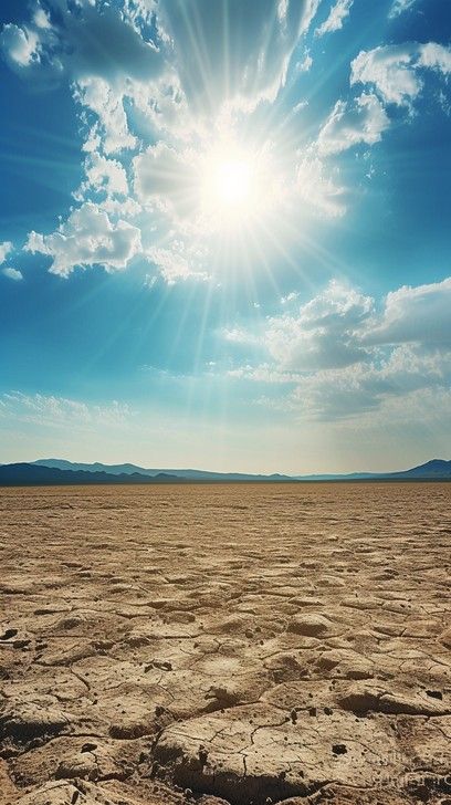 desert sun radiance stockcake6860250715257778768