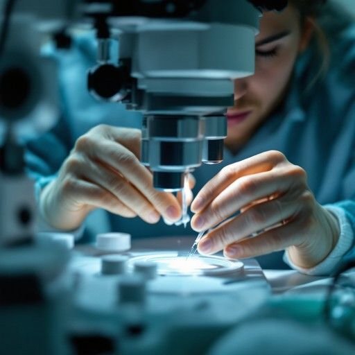 precision under microscope stockcake7531804796190166210