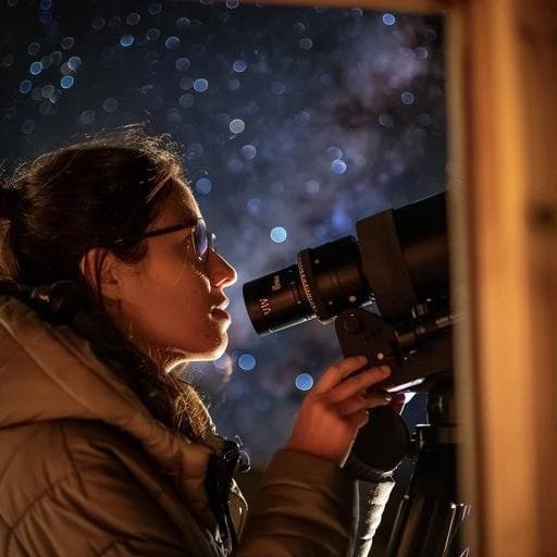 stargazing enthusiast engaged stockcake1960068953222262677