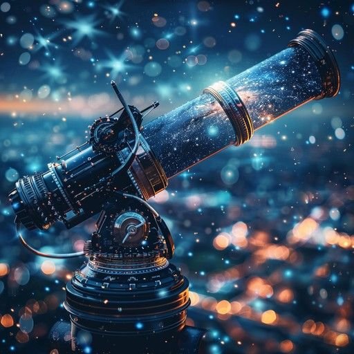starry telescope dreams stockcake5354075083578953261