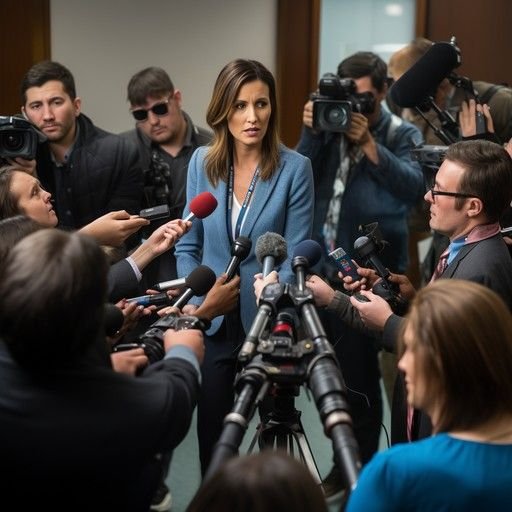 Quebec Court Publication Ban Sparks Debate Over Press Freedom and Public Interest 1 press conference scene stockcake3711966725723312129