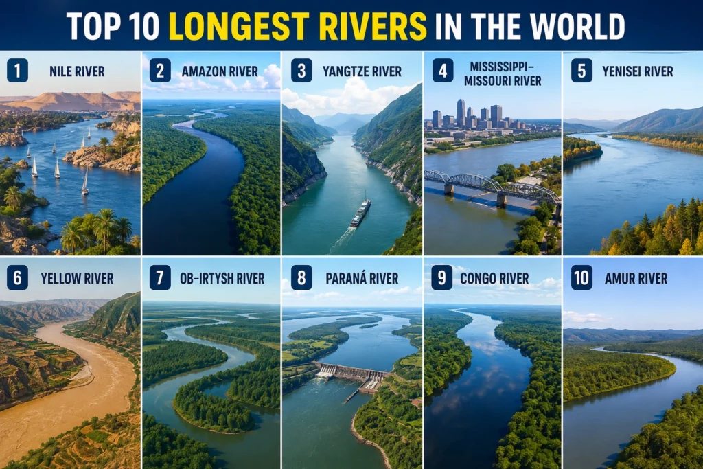 Top 10 Longest Rivers in the World: Lifelines That Shape Continents 1 file_00000000feac820697dfb53c365c2f73
